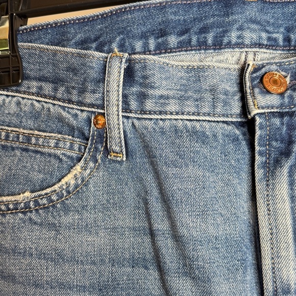 Gap high-rise barrel jeans size 33 or 16 regular - Picture 3 of 7